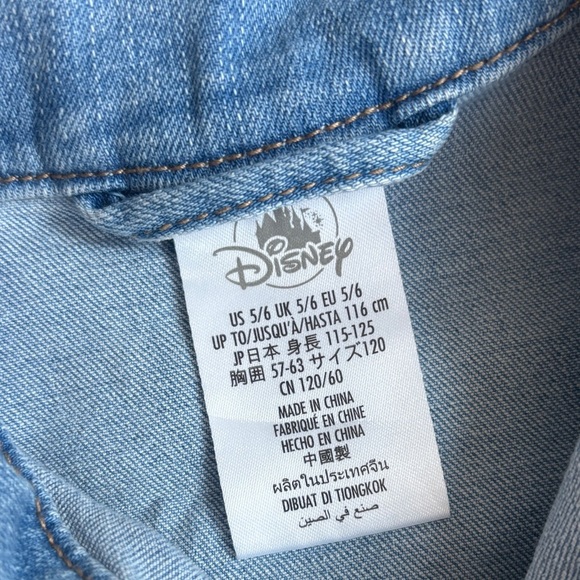 Disney Blue Denim Jacket with Mickey Mouse Patch - Picture 3 of 5